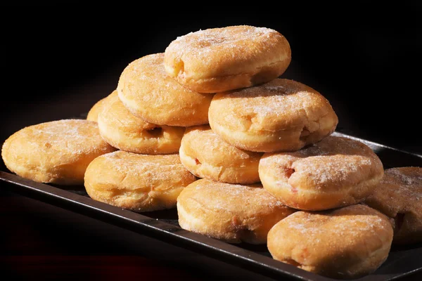 Group of cinnamon donuts  — Stockfoto